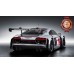 AUDI R8 QUATTRO GT3 RACE SUPER HYPER CAR BACK REAR SIDE PRINT PREMIUM POSTER