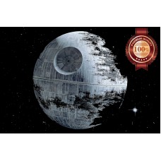 THE DEATH STAR CONSTRUCTION WARS STARWARS ART PHOTO PRINT PREMIUM POSTER