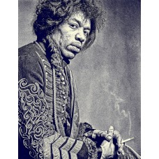 JIMI HENDRIX 1967 RETRO MUSIC FAMOUS ART ARTWORK WALL PRINT PREMIUM POSTER