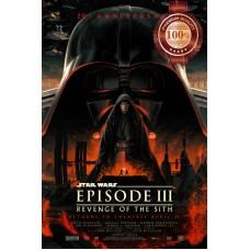 REVENGE OF THE SITH 2025 STAR WARS EPISODE III CINEMA MOVIE PRINT PREMIUM POSTER