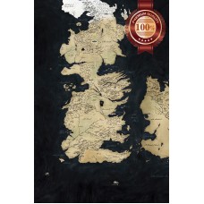GAME OF THRONES MAP V2 WESTEROS GOT ORIGINAL ART PRINT PREMIUM POSTER