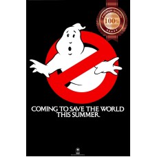 GHOSTBUSTERS TEASER 1984 80s ORIGINAL MOVIE FILM CINEMA PRINT PREMIUM POSTER