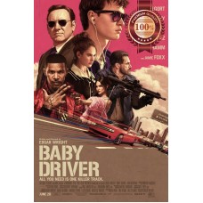 BABY DRIVER 2017 OFFICIAL ORIGINAL MOVIE FILM CINEMA PRINT PREMIUM POSTER