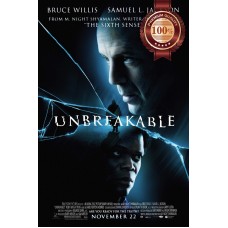 UNBREAKABLE M NIGHT SHA 2000 ORIGINAL CINEMA FILM MOVIE PRINT PREMIUM POSTER