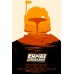 STAR WARS THE EMPIRE STRIKES BACK BOBA FETT HELMET ART PRINT PREMIUM POSTER