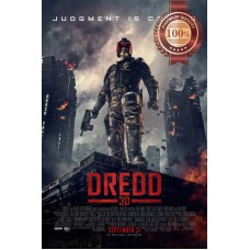 DREDD 3D 2012 ORIGINAL OFFICIAL CINEMA MOVIE FILM PRINT PREMIUM POSTER