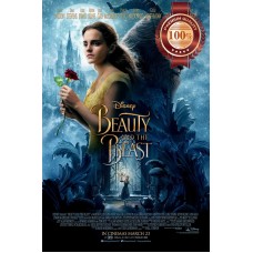 2017 BEAUTY AND & THE BEAST EMMA WATSON ROSE FILM MOVIE PRINT PREMIUM POSTER