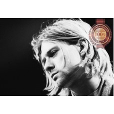 KURT COBAIN MUSICAN NIRVANA SIDE PORTRAIT FACE PHOTO PRINT PREMIUM POSTER