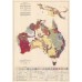 GEOLOGICAL MAP OF AUSTRALIA 1952 VINTAGE AUS WALL CHART PRINT PREMIUM POSTER