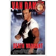DEATH WARRANT 1990 90s ORIGINAL OFFICIAL CINEMA MOVIE PRINT PREMIUM POSTER