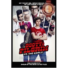 SCOTT PILGRIM VS THE WORLD 2010 OFFICIAL CINEMA MOVIE FILM PRINT PREMIUM POSTER