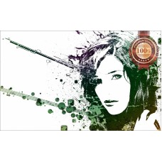 ABSTRACT ARTWORK GIRL HOME DECOR IMAGE WALL STREET ART PRINT PREMIUM POSTER