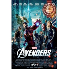 THE AVENGERS MARVEL OFFICIAL ORIGINAL CINEMA MOVIE FILM PRINT PREMIUM POSTER