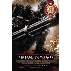 TERMINATOR SALVATION ROBOT WITH GUN ORIGINAL MOVIE FILM PRINT PREMIUM POSTER