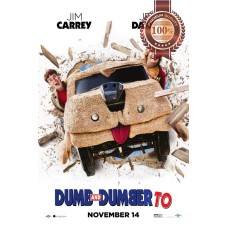 DUMB AND & DUMBER TO 2 II JIM CARREY 2014 MOVIE CINEMA PRINT PREMIUM POSTER