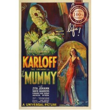 THE MUMMY 1932 30s KARLOFF ORIGINAL CINEMA MOVIE FILM PRINT PREMIUM POSTER