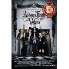 THE ADDAMS FAMILY VALUES 1993 90s OFFICIAL ORIGINAL MOVIE PRINT PREMIUM POSTER