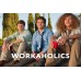WORKAHOLICS SITTING ON ROOF CAST OFFICIAL SERIES TV SHOW PRINT PREMIUM POSTER