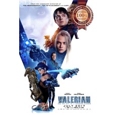 VALERIAN AND THE CITY OF A THOUSAND PLANETS FILM CINEMA PRINT PREMIUM POSTER
