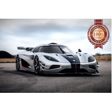 KOENIGSEGG AGERA ONE 1 SPORTS SUPERCAR SUPER CAR PHOTO PRINT PREMIUM POSTER