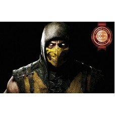 MORTAL KOMBAT COMBAT SCORPION GAME CHARACTER WALL ART PRINT PREMIUM POSTER