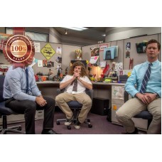 WORKAHOLICS SITTING IN OFFICE CAST OFFICIAL SERIES TV SHOW PRINT PREMIUM POSTER
