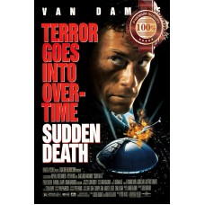 SUDDEN DEATH 1995 90s VAN DAMME ORIGINAL OFFICIAL MOVIE PRINT PREMIUM POSTER
