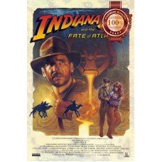 INDIANA JONES AND THE FATE OF ATLANTIS CLASSIC VIDEO GAME PRINT PREMIUM POSTER