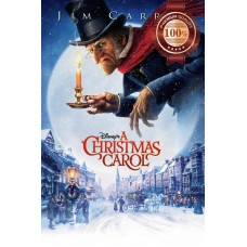 A CHRISTMAS CAROL JIM CARREY DISNEY OFFICIAL MOVIE FILM PRINT PREMIUM POSTER