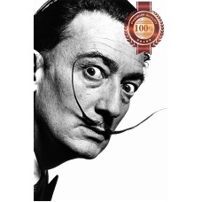 SALVADOR DALI FUNNY MUSTACHE HOME DECOR ORIGINAL PHOTO PRINT PREMIUM POSTER