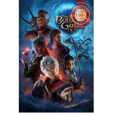 BALDURS GATE 3 D&D ORIGINAL VIDEO GAME VIDEOGAME ART PRINT PREMIUM POSTER