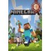MINECRAFT MINE CRAFT STEVE WITH ANIMALS ORIGINAL ART PRINT PREMIUM POSTER