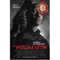 THE EQUALIZER DENZEL WASHINGTON 1st OFFICIAL MOVIE FILM PRINT PREMIUM POSTER