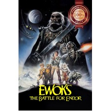 EWOKS THE BATTLE FOR ENDOR STAR WARS ORIGINAL MOVIE CINEMA PRINT PREMIUM POSTER