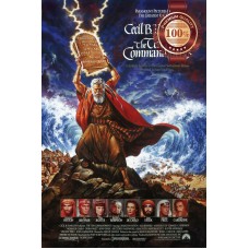 THE TEN 10 COMMANDMENTS 1956 ORIGINAL CINEMA MOVIE FILM PRINT PREMIUM POSTER