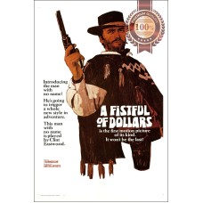 A FISTFUL OF DOLLARS 1964 60 OFFICIAL ORIGINAL CINEMA MOVIE PRINT PREMIUM POSTER