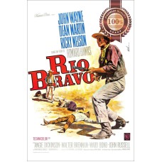 RIO BRAVO JOHN WAYNE 1959 50s ORIGINAL CINEMA MOVIE PRINT PREMIUM POSTER