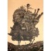HOWLS MOVING CASTLE SIDE SKETCH STUDIO GHIBLI WALL ART PRINT PREMIUM POSTER