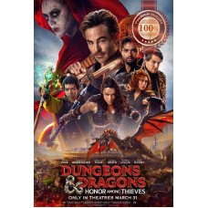 DUNGEONS AND DRAGONS HONOR AMONG THIEVES OFFICIAL CINEMA MOVIE PREMIUM POSTER