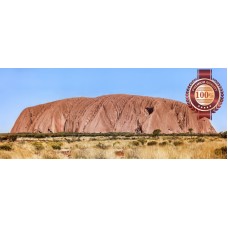 ULURU AYERS ROCK SACRED ICON FAMOUS AUSTRALIAN PHOTO PRINT - PREMIUM POSTER