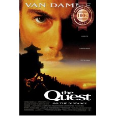 THE QUEST 1996 90s VAN DAMME ORIGINAL OFFICIAL MOVIE PRINT PREMIUM POSTER