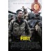 FURY BRAD PITT WAR ORIGINAL 2014 CINEMA FILM MOVIE PRINT PREMIUM POSTER