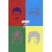 QUEEN HOT SPACE HEADS ART ORIGINAL OFFICIAL MUSIC BAND PRINT PREMIUM POSTER