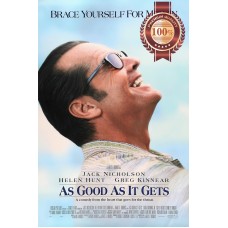 AS GOOD AS IT GETS 1997 90s JACK FILM MOVIE ORIGINAL PRINT PREMIUM POSTER