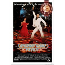 SATURDAY NIGHT FEVER 70s OFFICIAL ORIGINAL CINEMA MOVIE PRINT PREMIUM POSTER