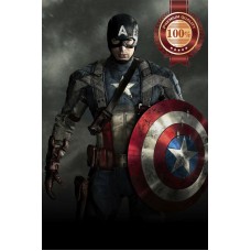 CAPTAIN AMERICA MARVEL HERO OFFICIAL ORIGINAL CINEMA MOVIE PRINT PREMIUM POSTER