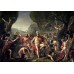 LEONIDAS AT THERMOPYLAE 1812 JACQUES ORIGINAL PAINTING ART PRINT PREMIUM POSTER