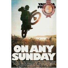 ON ANY SUNDAY 1971 70s ORIGINAL CINEMA DOCUMENTARY MOVIE PRINT PREMIUM POSTER