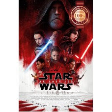 THE LAST JEDI STAR WARS 2017 FILM ORIGINAL CINEMA MOVIE PRINT PREMIUM POSTER