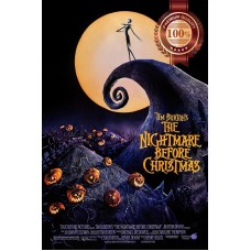 THE NIGHTMARE BEFORE CHRISTMAS 1993 ORIGINAL CINEMA MOVIE PRINT PREMIUM POSTER